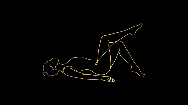 Line drawing — Roll-Up & Toe Taps